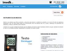 Tablet Screenshot of imedk.com